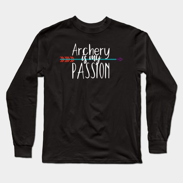 Archery is my passion Long Sleeve T-Shirt by maxcode